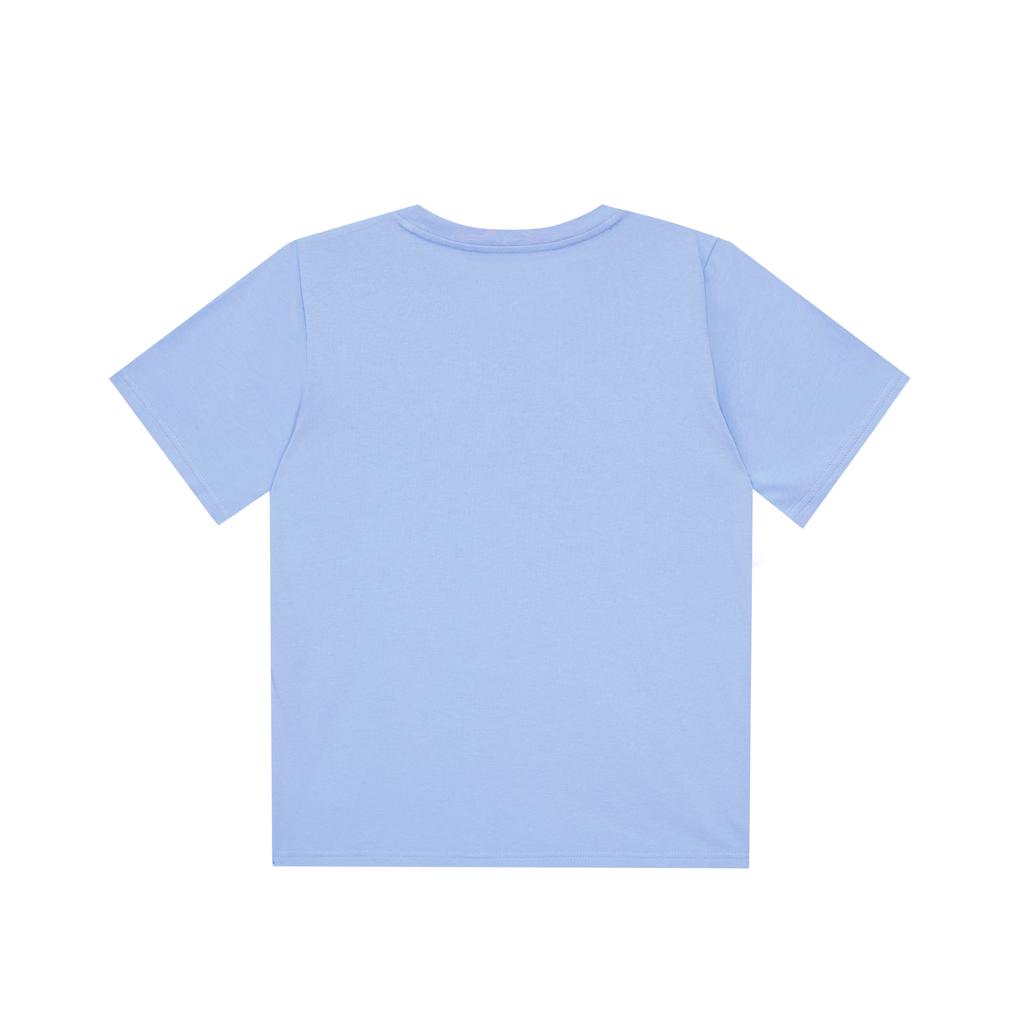 Nike X MLB Collaboration Kids Los Angeles Dodgers Baseball Logo Print Crew Neck Short Sleeve T-Shirt Kids Tops Sky-Blue 3Z3B7SAHL-LAD