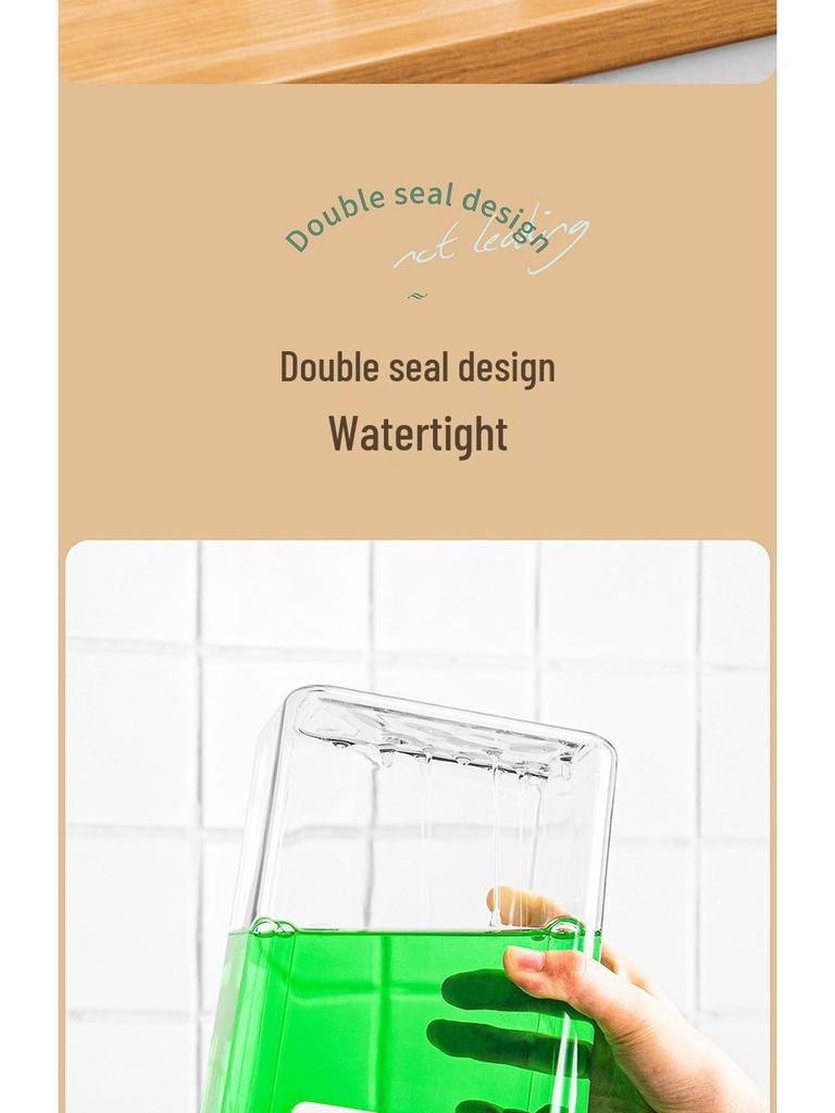 High-Transparency Airtight PET Jar for Moisture-Proof Laundry Detergent Storage