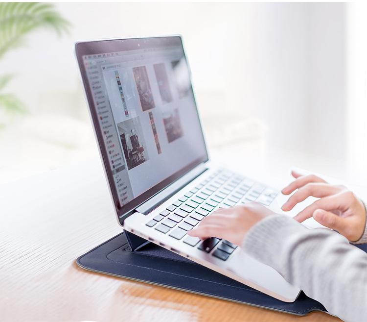 Multi-Functional Stand Bag: Fits 13.6 MacBook & 16 Lenovo/Huawei Laptops, 2025 Model-Compatible