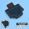 Magnetic Buckle Magnetic Leather Bookmark Multifunctional Magnetic Page Clips  For Bookworm
