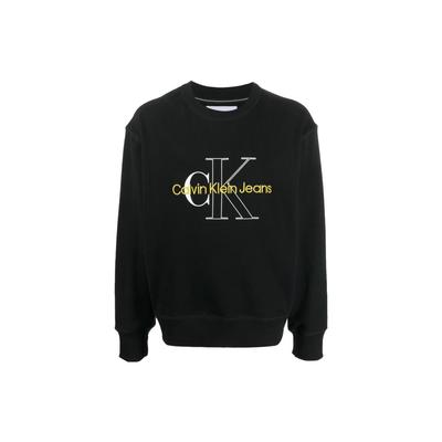 Logo Pattern Casual Crew Neck Sweatshirt Men Sweatshirt Black J30J320032-BEH