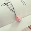 Ghost Keychain Pendant Cartoon Shape Halloween Party Charm Phone with Lanyard Backpack Accessories