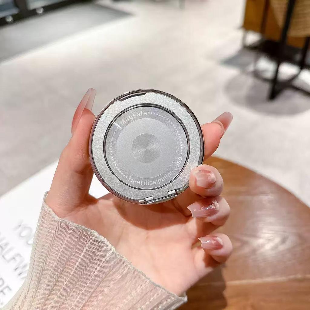 360° Rotating Magnetic Finger Ring Phone Stand & Adhesive Case