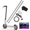 Scooter Rueda Ancha Tiras LED Luz Linterna Patinete Eléctrico Luz LED