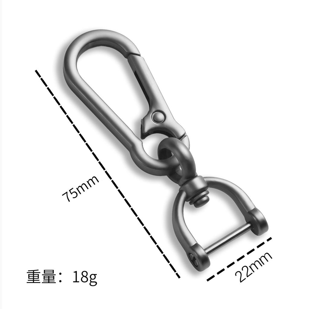 High-Grade Zinc Alloy Car Keychain Anti-Drop Pants Creative Keychain Protection Automotive Supplies