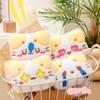 Portachiavi Gatto di Peluche Cartone Animato Carino Kawaii Portachiavi Per Donne Ragazze Ciondolo Zaino Charms Gioielli Accessori Chiave Regali per Bambini