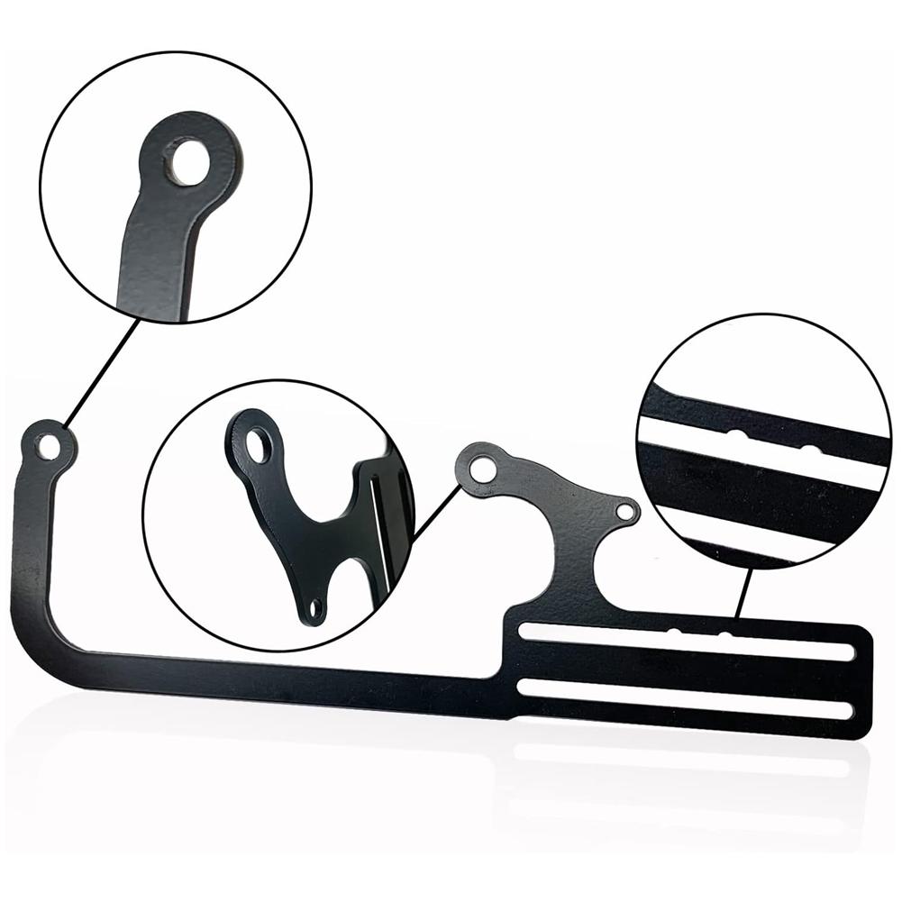 304147 Throttle Cable Kit Adjustable Throttle Cable Mount Bracket for Automatic Transmission TV Cables for GM 700R4 Transfer