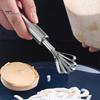 Stainless Steel Coconut Cutter Manual Opener/Rubber Hammer/Coconut Meat Grater, Thickened Hole Kitchen Gadget for Hard Shell Fruits Puncher, Anti-slip