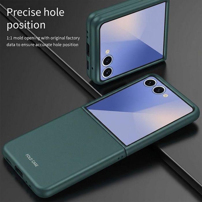 Custodia per Samsung Galaxy Z Flip 8, Protezione Rigida Antiurto Antigraffio Sottile Verde Notte