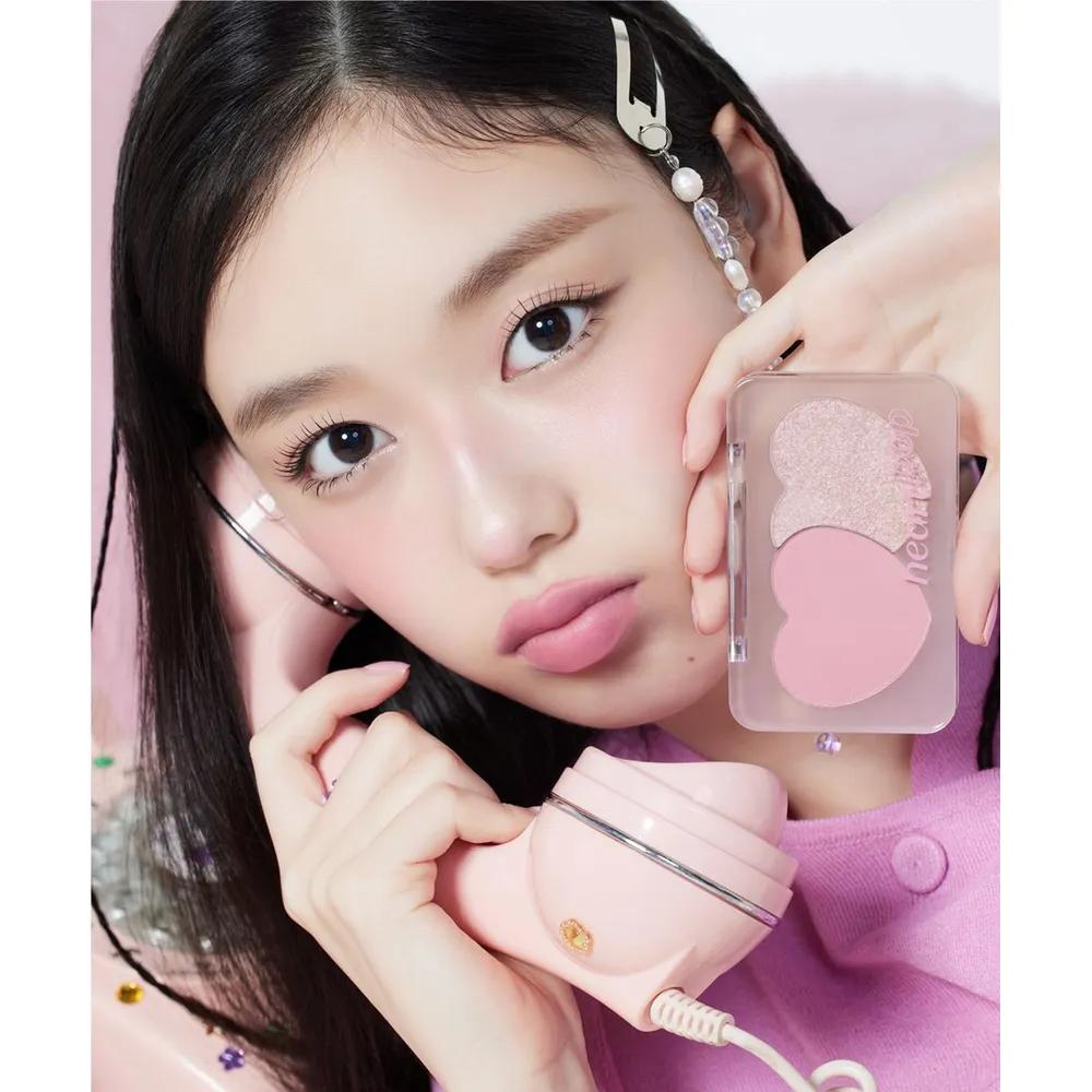 [Dear My Bestie] Heart Pop Duo Blusher / Blush / Highlighter