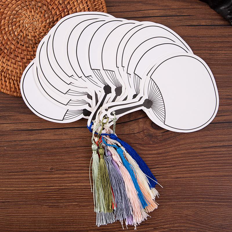 Creative DIY Bookmark Kit: Blank Cards with Embossed Dried Flowers and Leaves