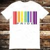 Rainbow Pride Barcode Price Tag LGBT Q+ Gay T Shirt Meme Gift Shirt Funny Tee Vintage Style Aesthetic Unisex Gamer Cult Movie Music 6255 T-shirt