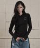 AS YOU ARE Slim Panel Hooded Long Sleeve Black