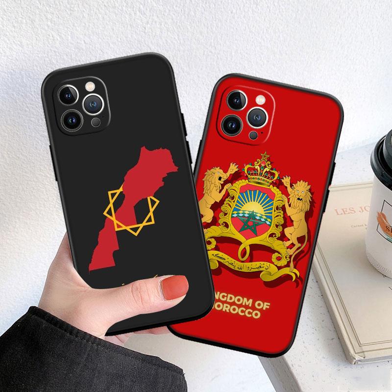 Morocco Flag Phone Case for Samsung Galaxy A01 A02 A02S A03 Core A03S A05 A05S A06 A10 A10S A16 A20 A20S A35 S10 Lite S10+ S10e