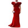 2025 Elegantes, schmales, langes One-Shoulder-Kleid für Brautjungfern