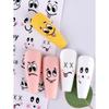 1pcs Cartoon Nail Stickers, Cute Abstract Expression Design 3D Self-Adhesive Nail Art Sticker, DIY Kawaii Fashion Nail Art Decor Nail Supplies
