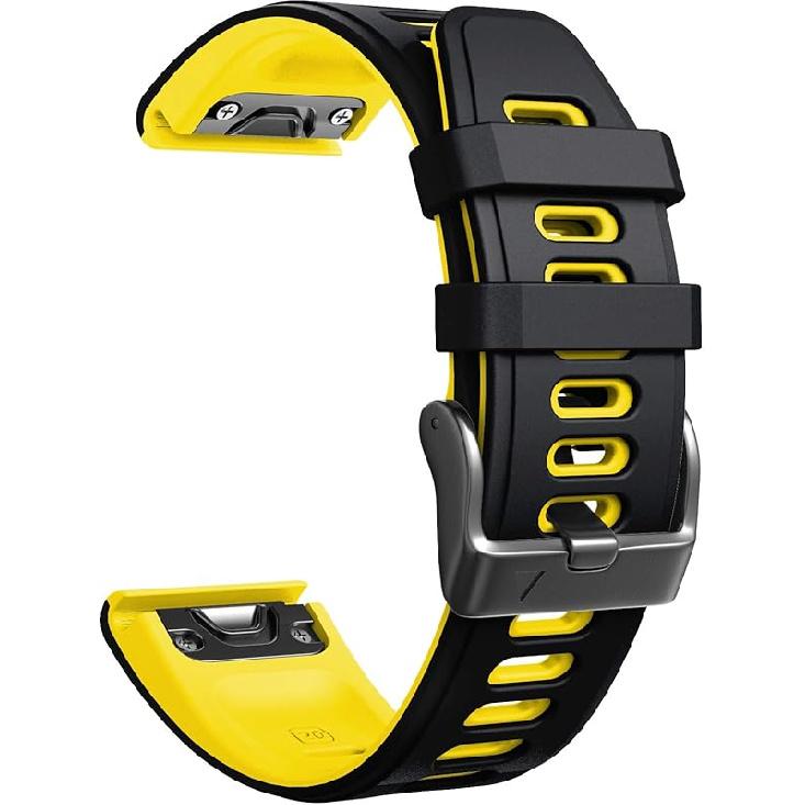 NotoCity Compatible with Fenix 6S Pro Watchbans for Fenix 6S/Fenix 7S/Fenix 5S / 5S Plus/D2 Delta S Smartwatch (White-black)