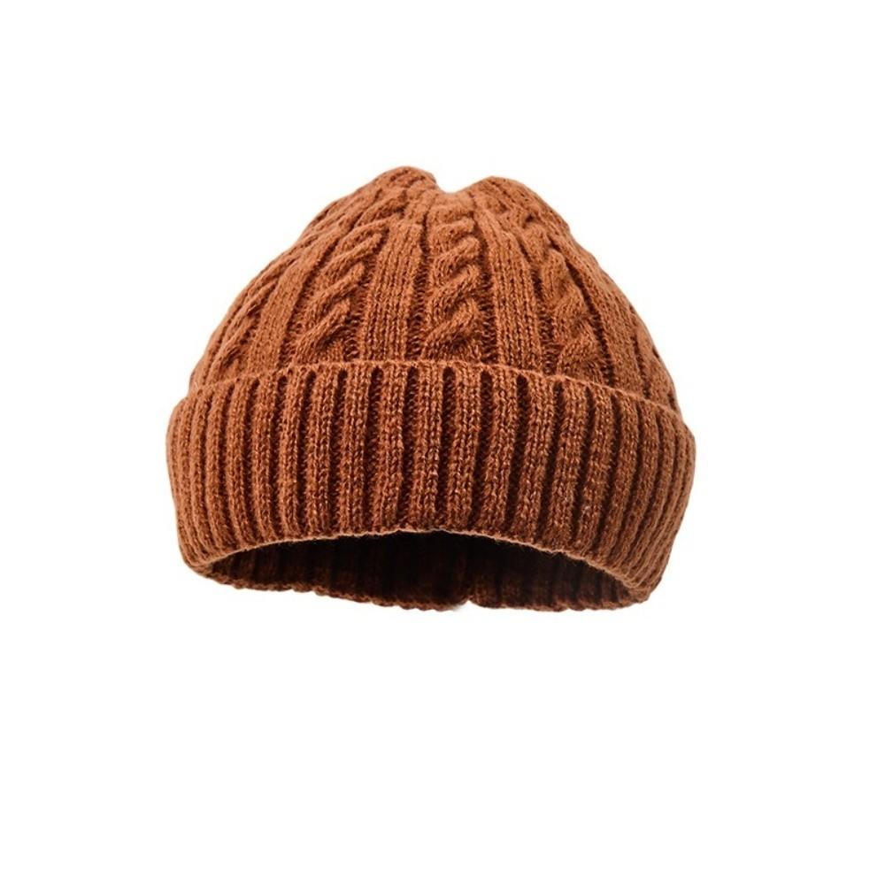 Cable Knit Cable Knit Beanie Hat Thermal Cold Weather Beanie Winter Thermal Beanie  For Hiking