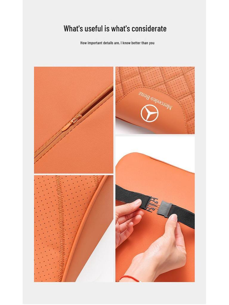 Compatible with Mercedes-Benz GLC260, LC-class, E300, LAB18 car headrest, backrest, and seat.