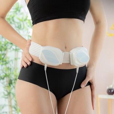 Vibrating Abdominal Slimming Belt - CELLUSTOP - 2 Electronic Modules - USB Rechargeable - Multi-position - Elastic