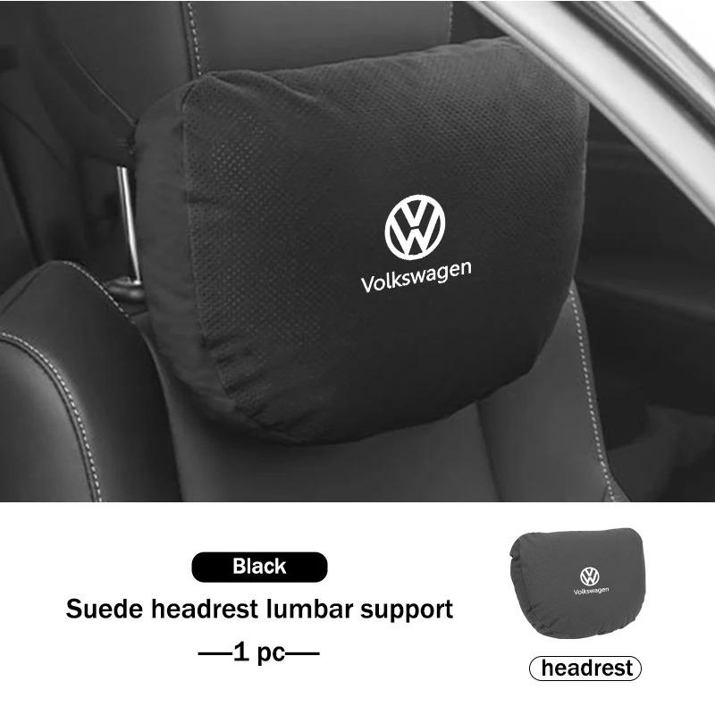 D5 For Volkswagen VW Car Seat Headrest Durable Comfort Neck Support Non Slip Pillow Scirocco Passat Polo B5 B6 B7 CC Tiguan Sharan