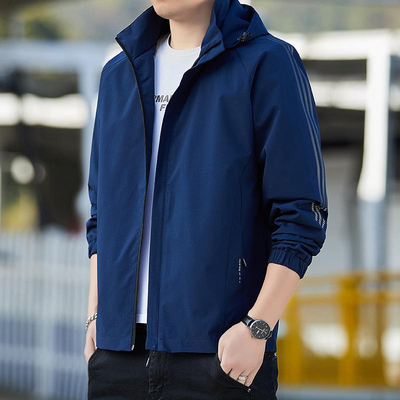 Removable Hat Jacket Windproof Korean Version Trendy Youth Casual Handsome Jacket