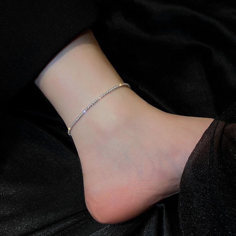 "Twist Titanium Steel Starry Sky Necklace - Double-Layer Stacking Design for Women"