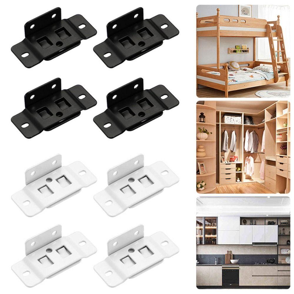 4Pcs L Shaped Cabinet Corner Code Metal Two in One Insert Modern Fixing Buckle  Hardware Accessories