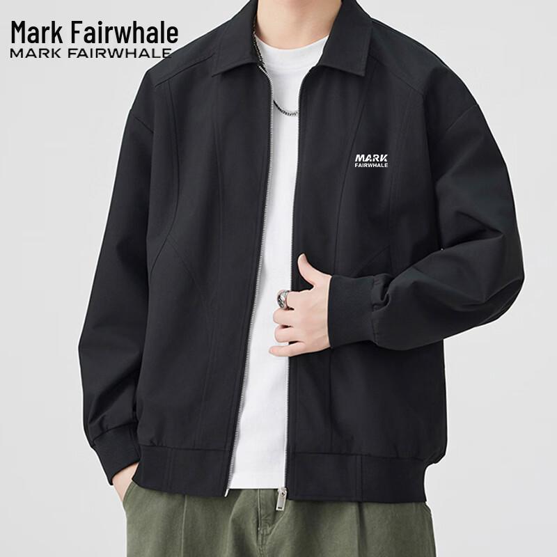 Mark Fairwhale Men's American Style Loose Fit Casual Jacket