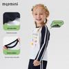 MQDMINI Girls' 5A Antibacterial Long Sleeve Raglan T-Shirt