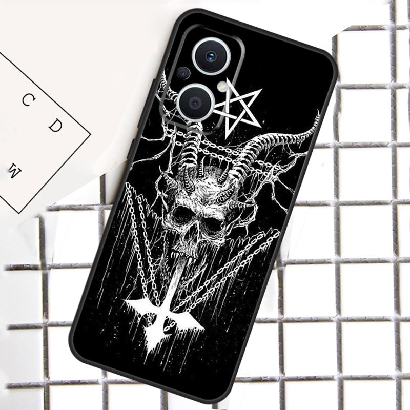 Devil Satan For OPPO Reno 13F 12F 14F 11F 10 11 12 13 14 Pro 8T 7 8 Lite OPPO Find X9 X8 X6 X5 Pro Case