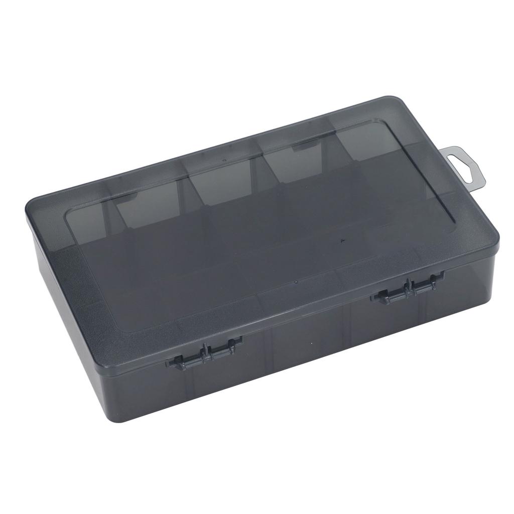 Teilebox PP 15 Fächer Transparent Klassifizierungs-Aufbewahrungsbox mit herausnehmbaren Trennwänden für Ringe Perlen