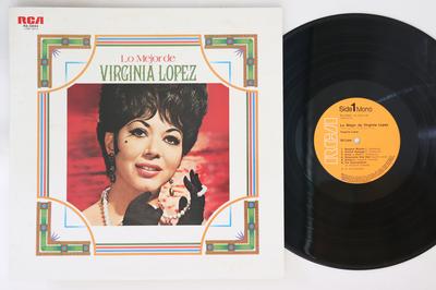 LP Record VIRGINIA LOPEZ - Lo Mejor De Virginia Lopez RA5694 RCA 1975 Japan Latin Used