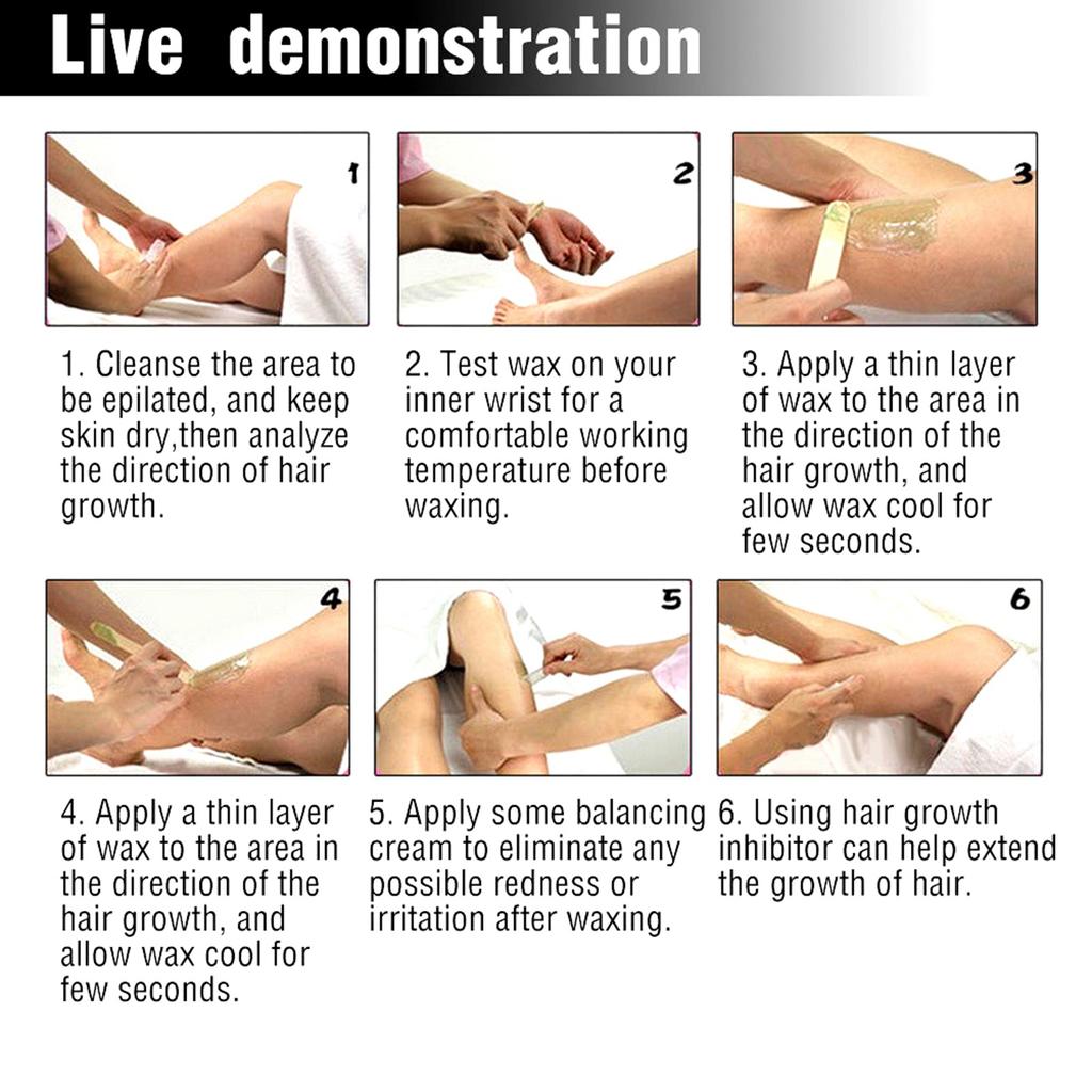 10Types 100g/Bag Depilatory Hard Wax Waxing Bean Arm Body Bikini Hair Removal