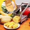 2025 Professional Potato French Fry Cutter Machine with 2 Blades Stainless Steel Manual Vegetable Potato Slicer Kitchen Gadgets professional