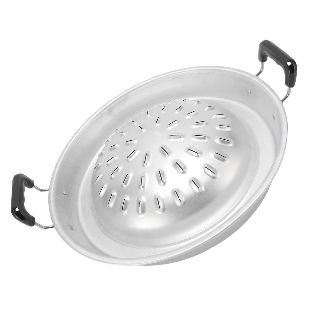 Thai BBQ Grill Pan 2 In 1 Non Stick Even Heating Aluminum Hot Pot Grill Charcoal Pan for Indoor Outdoor