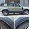 4x ABS Plastic Car Fender Flares Mud Flaps Arch Wheel Eyebrow Lips Strip Sticker Trim Suitable for Land Rover Defender 110 +