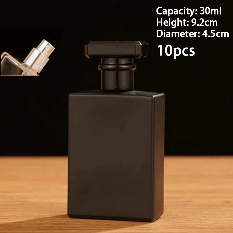 10Pcs 30/50Ml Perfume Bottle Gold Silver Empty Bottle Spray Bottle Portable Perfume Dispensing Bottles