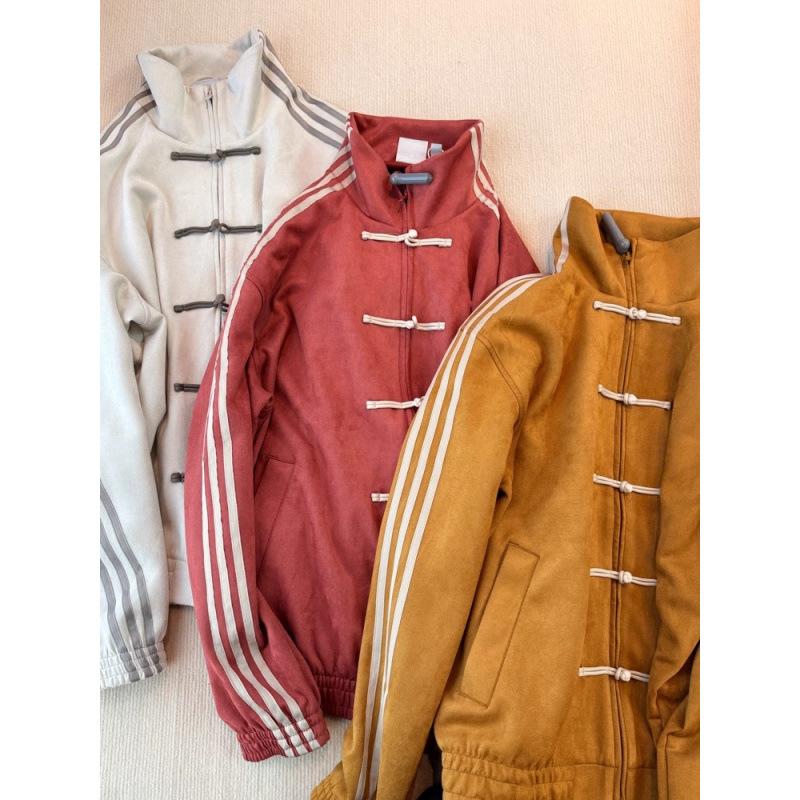 Design Sense Silk New Chinese Stand-up Collar Buckle Jacket Men's Spring Loose Tang Suit Jacket