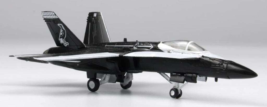 PLATZ Scale Royal Australian Air Force Fighter Hornet Black Royal Australian Air Force 100th Anniversary Paint of Plastic Model Kit 1/144 F/A-18A