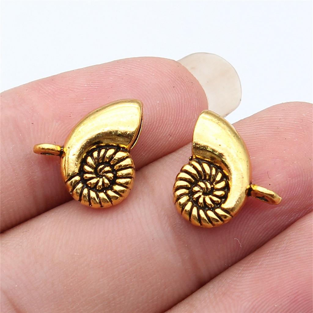 

Подвески-шармы в виде ракушек конхов Детская бижутерия Материалы QC033 A61-10pcs-16x12mm