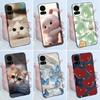 Cute Case For TCL K23 / TCL K24 Funda TCL 50 LE T510SPP Capa Printing Shell Protective Cover Soft Silicone Cartoon Black Casing