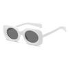 Square Sunglasses Street Shot Fashion Women'S Sunglasses High-End Macarons Thick Frame Oval Glasses Men
