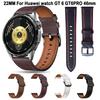 22mm Lederarmband für Huawei GT6 pro 46mm Sport-Uhrenarmband Zubehör für Huawei GT6 5 4 3 46mm GT2e Armband Austauschbar Correa
