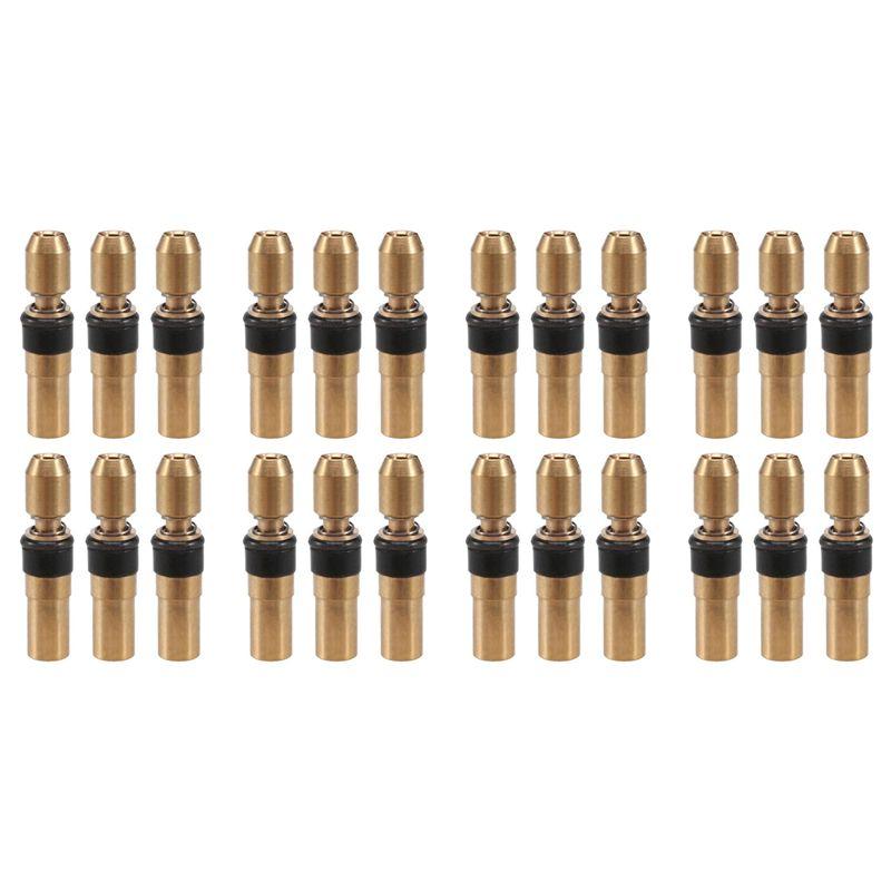 

ABUL-24PCS Three-Stage Piston Head High Pressure Copper Head 6Mm High Pressure Pump 30Mpa Repair Parts золотистий