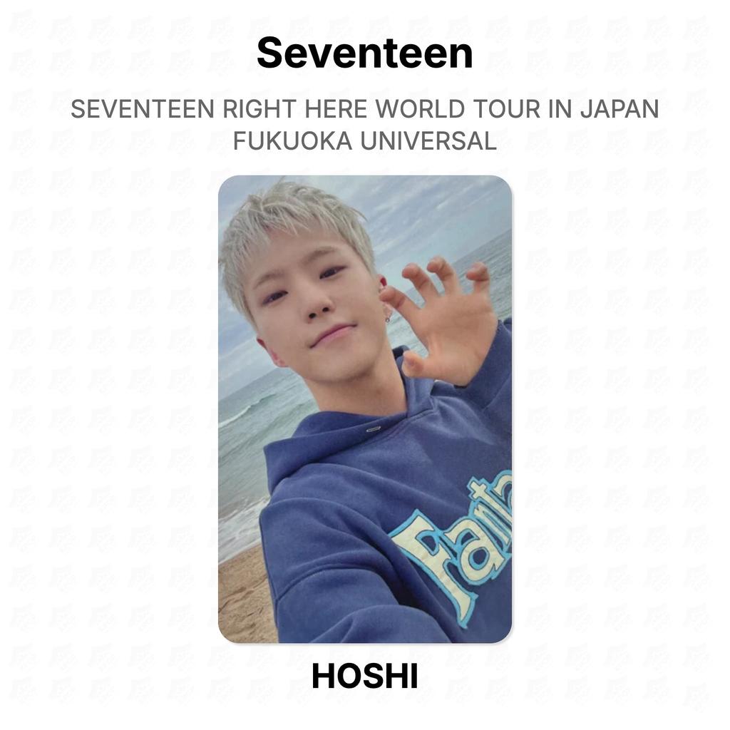 Seventeen RIGHT HERE WORLD TOUR IN JAPAN FUKUOKA UNIVERSAL Official Photocard