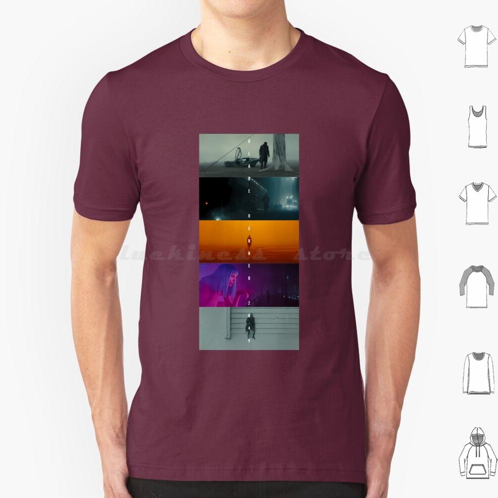 2049 Vertical T Shirt Big Size 100 Cotton Movie 2049 2049 Film Ryan Gosling Harrison Movies Sci Fi Blade Joi Denis Villenueve S