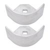  ALUMINUM PONTOON BOAT DECK CORNER   HEAVY DUTY FOR ENHANCING APPEARANCE AND   SUITABLE FOR ROUNDED CORNERS HEIGHT 2-1Celsius2IN TO 2-5Cel