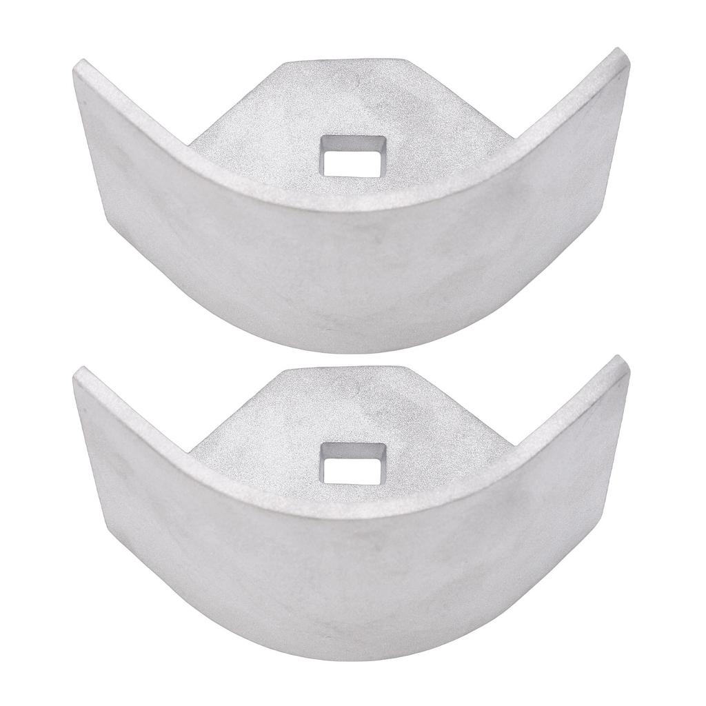 ALUMINUM PONTOON BOAT DECK CORNER HEAVY DUTY FOR ENHANCING APPEARANCE AND SUITABLE FOR ROUNDED CORNERS HEIGHT 2-1Celsius2IN TO 2-5Cel