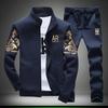 Casual Men Fashion Sweatshirts Jackets+Pants Plus Size Sports Suits